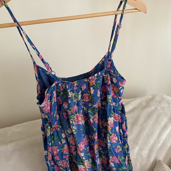New Look Blue Floral Mini Dress - Picture 5 of 8
